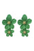 Shyla Green Multi Flower Earrings Alamour The Label Shyla Green Flower Earrings | Afterpay | Klarna | Zip Pay
