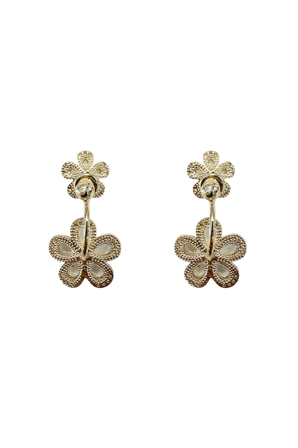 Blina Gold Flower Earrings