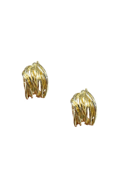 Clarina Gold Hoop Earrings Alamour The Label Clarina Gold Hoop Earrings | Afterpay | Klarna | Zip Pay