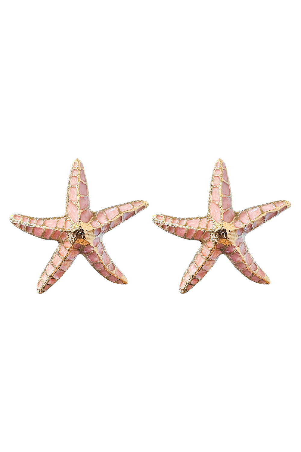 Julianne Pink Starfish Earrings