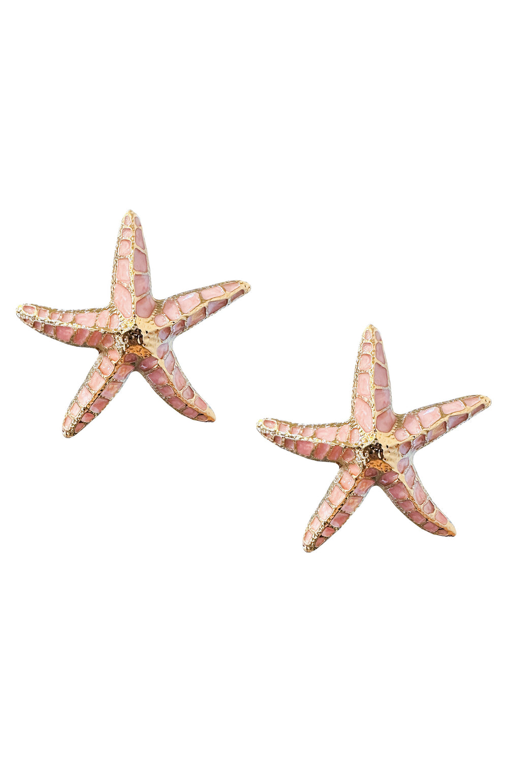 Julianne Pink Starfish Earrings
