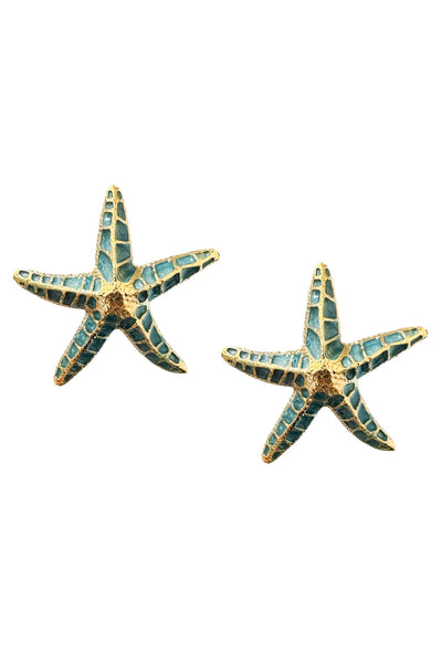 Julianne Blue Starfish Earrings Alamour The Label Julianne Blue Starfish Earrings | Afterpay | Klarna