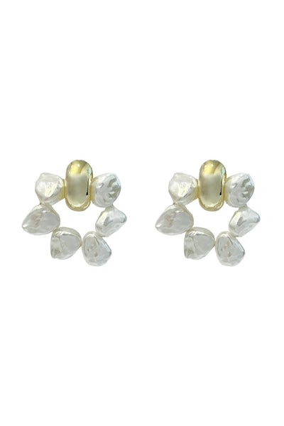 Elsa Pearl Earrings Alamour The Label Elsa Polished Pearl Earrings | Afterpay | Klarna | Zip Pay