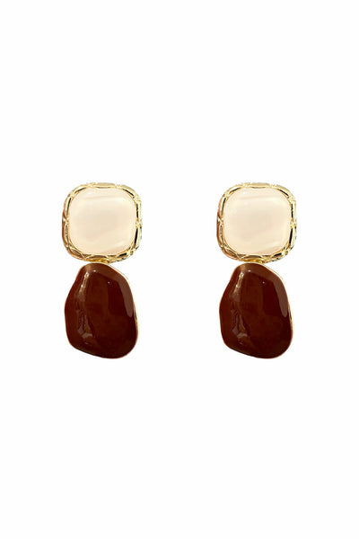 Emely Burgundy Earrings Alamour The Label Emely Burgundy Drop Earrings | Afterpay | Laybuy | Klarna | Zippay