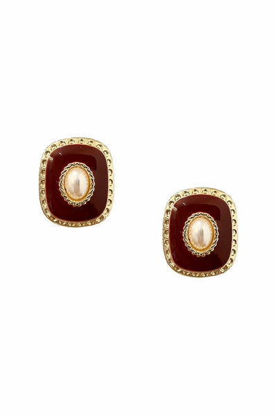 Desirae Burgundy Earrings Alamour The Label Desirae Burgundy Earrings | Afterpay | Klarna | Zip Pay
