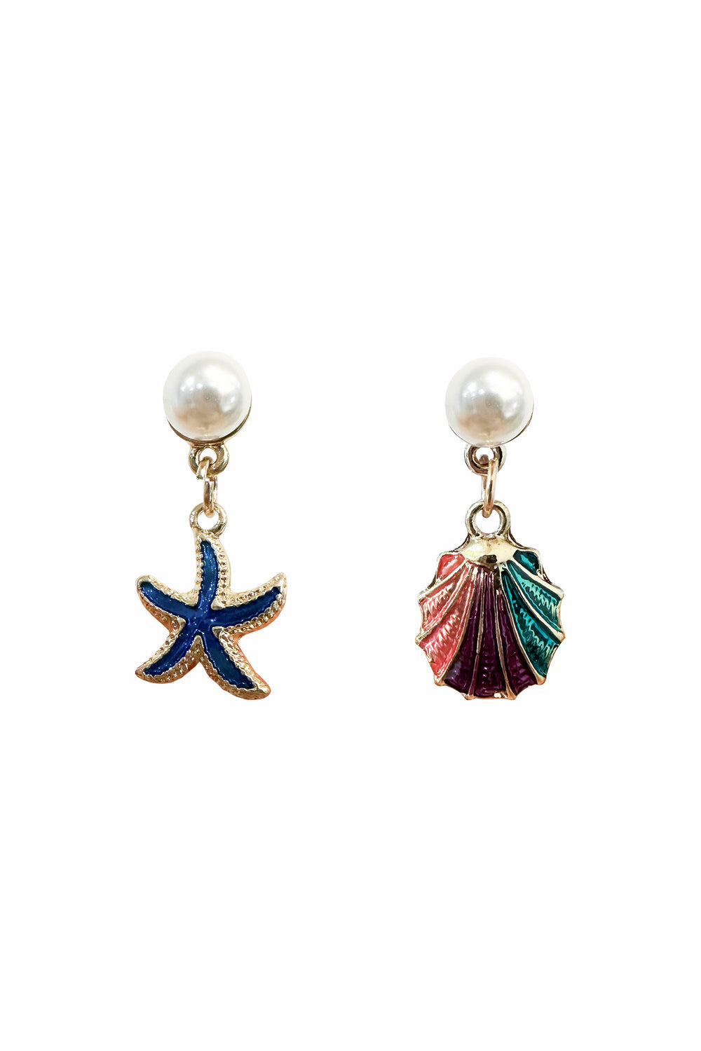 Stella Asymmetrical Starfish Earrings