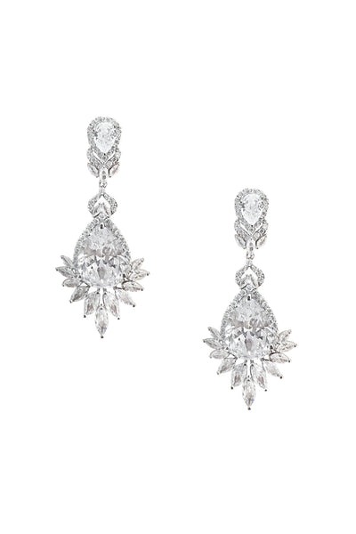 Araminta Silver Embellished Earrings Alamour The Label Araminta Silver Embellished Earrings | Afterpay | Klarna | Zip Pay