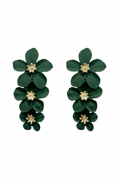 Carola Green Flower Earrings Alamour The Label Carola Green Flower Earrings | Afterpay | Laybuy | Klarna | Zippay