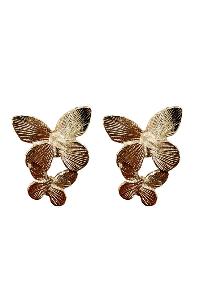 Tciana Gold Butterfly Drop Earrings Alamour The Label Tciana Gold Butterfly Drop Earrings | Afterpay | Klarna | Zip Pay