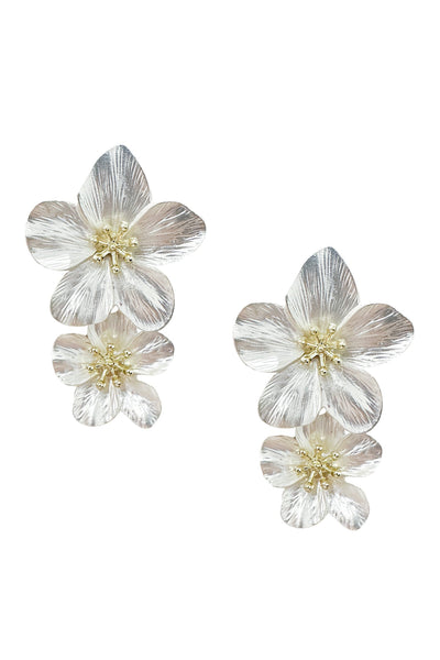 Shyla White Multi Flower Earrings Alamour The Label Shyla White Multi Flower Earrings | Afterpay | Laybuy | Klarna