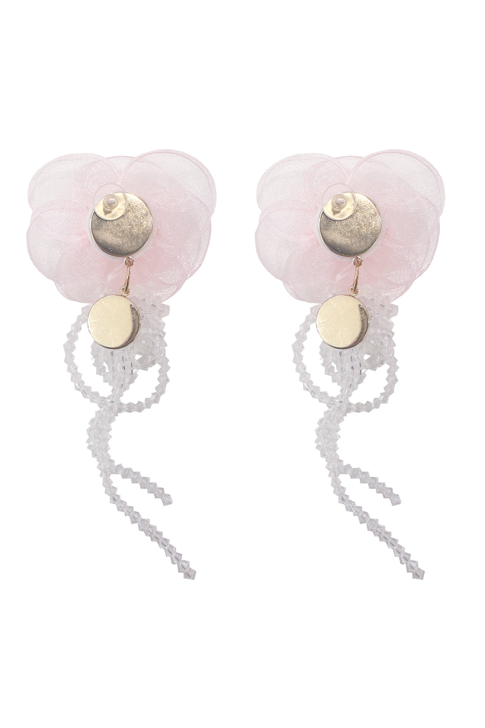 Ciana Pink Flower Earrings
