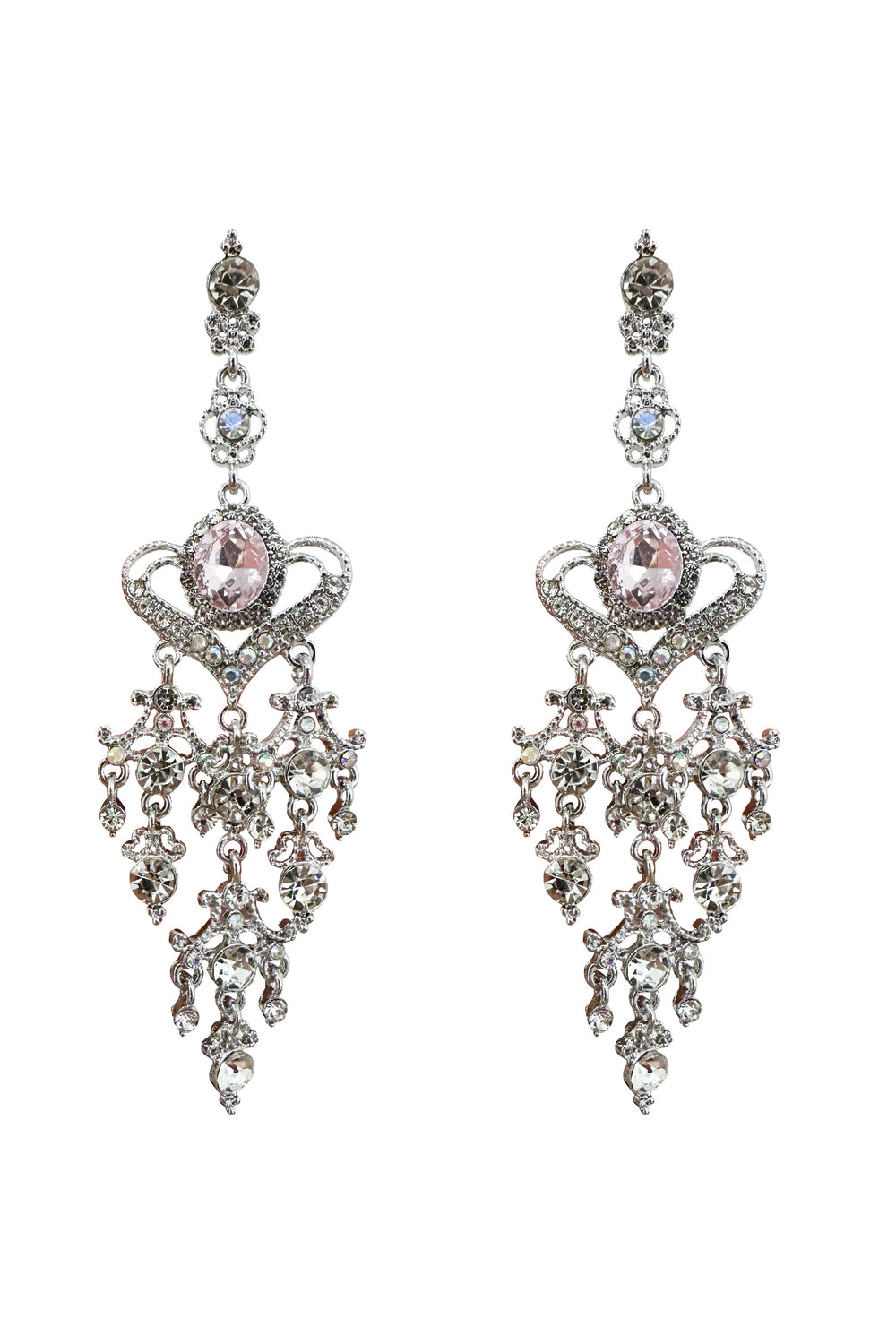 Graziana Pink Diamante Earrings