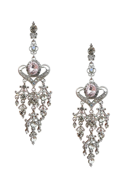 Graziana Pink Diamante Earrings Alamour The Label Graziana Pink Diamante Earrings | Afterpay | Klarna | Zip Pay