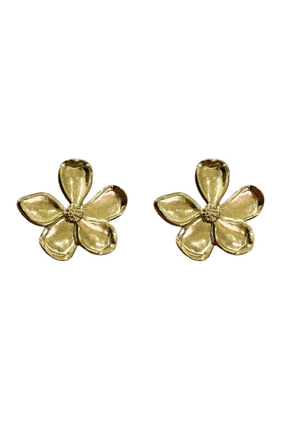 Miuccia Gold Flower Earrings Alamour The Label Miuccia Gold Flower Earrings | Afterpay | Zip | Sezzle | LayBuy