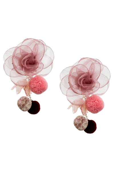 Phoebe Mauve Statement Earrings Alamour The Label Phoebe Pink Statement Earrings | Afterpay | Klarna | Zip Pay