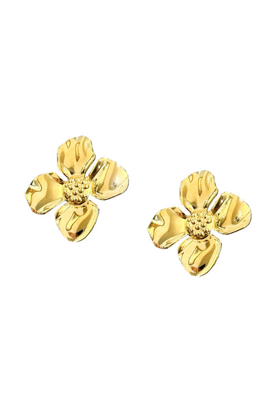Mikaela Gold Flower Earrings Alamour The Label Mikaela Gold Flower Earrings| Afterpay | Zip | Sezzle | LayBuy