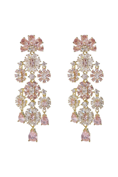 Genevieve Pink Chandelier Earrings Alamour The Label Genevieve Pink Chandelier Earrings | Afterpay | Klarna | Zip Pay
