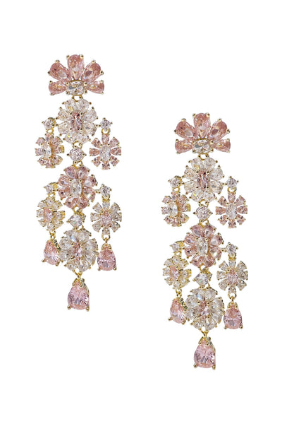 Genevieve Pink Chandelier Earrings Alamour The Label Genevieve Pink Chandelier Earrings | Afterpay | Klarna | Zip Pay