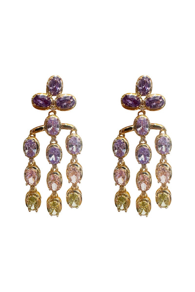 Dakota Multicoloured Drop Earrings Alamour The Label Dakota Multicoloured Drop Earrings | Afterpay | Laybuy | Klarna