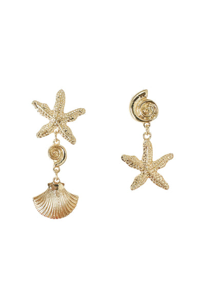 Cheryce Gold Shell Earrings Alamour The Label Cheryce Gold Shell Earrings | Afterpay | Klarna | Zip Pay