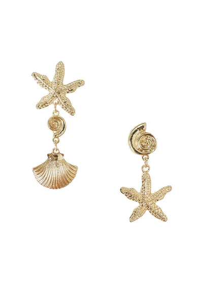 Cheryce Gold Shell Earrings Alamour The Label Cheryce Gold Shell Earrings | Afterpay | Klarna | Zip Pay