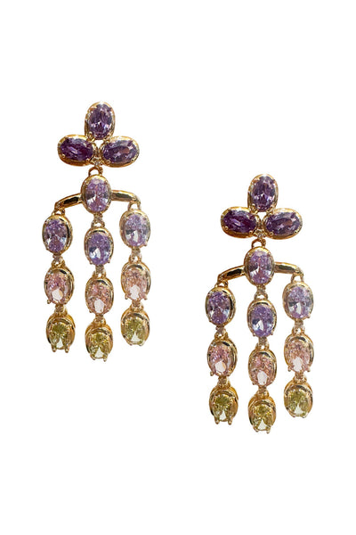Dakota Multicoloured Drop Earrings Alamour The Label Dakota Multicoloured Drop Earrings | Afterpay | Laybuy | Klarna