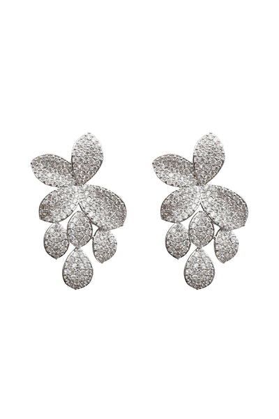 Lindsey Silver Diamante Earrings Alamour The Label Lindsey Silver Diamante Earrings | Afterpay | Klarna | Zip Pay