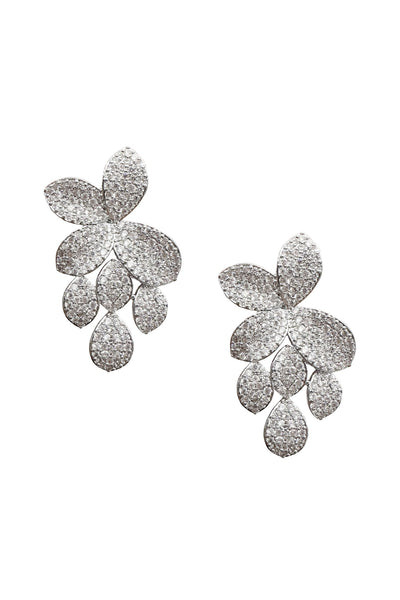 Lindsey Silver Diamante Earrings Alamour The Label Lindsey Silver Diamante Earrings | Afterpay | Klarna | Zip Pay