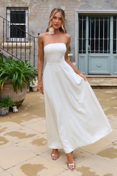 Angelie - White Alamour Made-To-Order Angelie White Gown | Afterpay | Klarna | Zip Pay