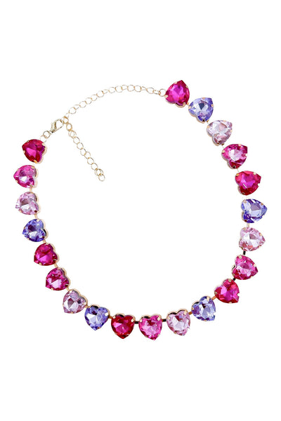 Ciara Heart Necklace Alamour The Label Ciara Pink Heart Chain Necklace | Afterpay | Laybuy | Klarna