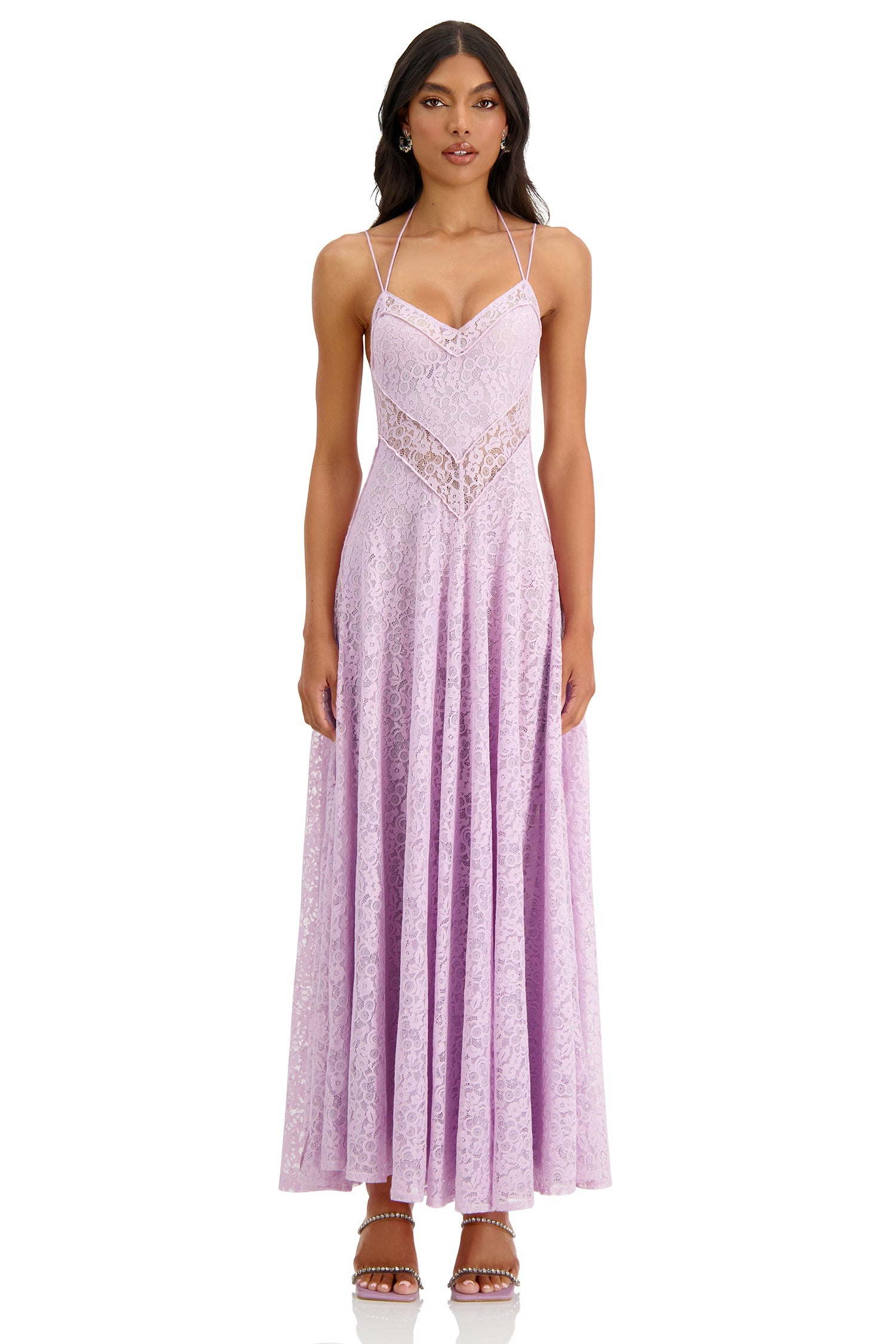 chinese dress ladies Good Life Lace Maxi Dress in White