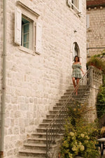 Aneera Floral Teal Mini Dress Alamour the Label