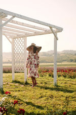 Ainara Floral A-Line Mid Dress Alamour the Label