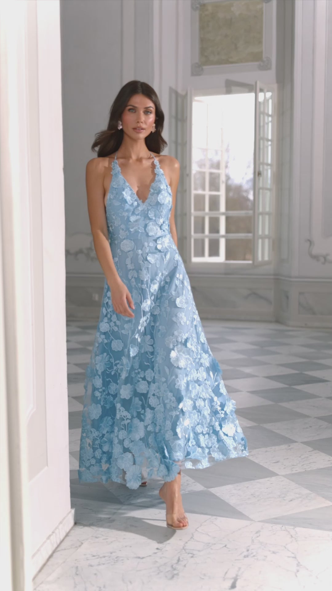 alamour the label blue dress Arella Dress  Alamour The Label