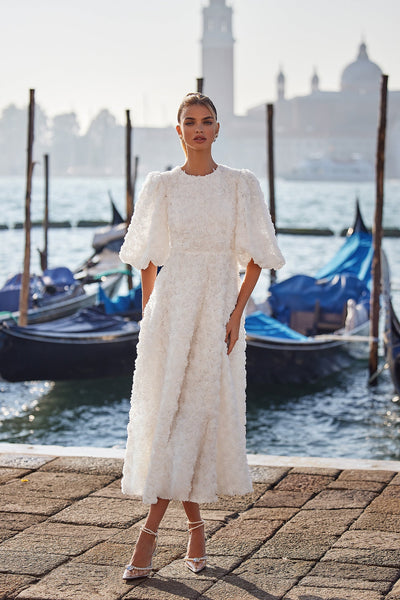 Susanna Dress Alamour The Label Susanna 3D Rose Dress | Afterpay | Klarna | Zip Pay