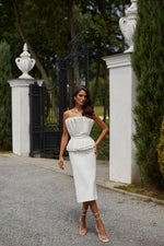 Arianne Couture Structured Midi Dress
