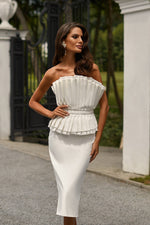 Arianne Couture Structured Midi Dress