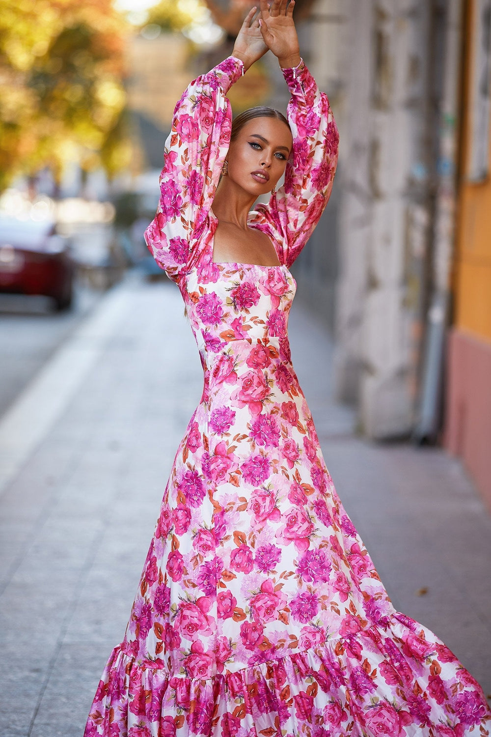 Melia Dress Alamour The Label Melia Pink Floral Maxi Dress | Afterpay | Zip Pay | Sezzle