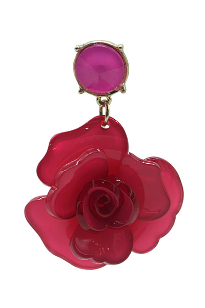 Camilla Pink Acrylic Flower Earrings Alamour The Label Camilla Pink Acrylic Flower Earrings | Afterpay | Klarna