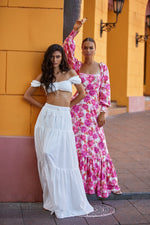 Melia Dress Alamour The Label Melia Pink Floral Maxi Dress | Afterpay | Zip Pay | Sezzle