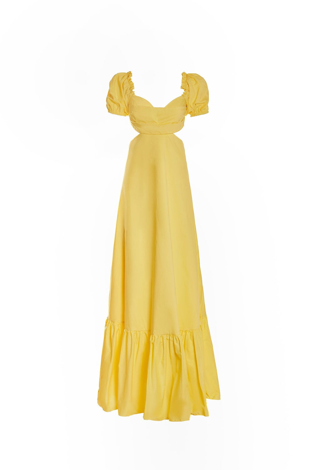 Kasia Dress Alamour The Label Kasia Yellow Tuck Pleat Maxi Dress | Afterpay | Zip Pay | Sezzle