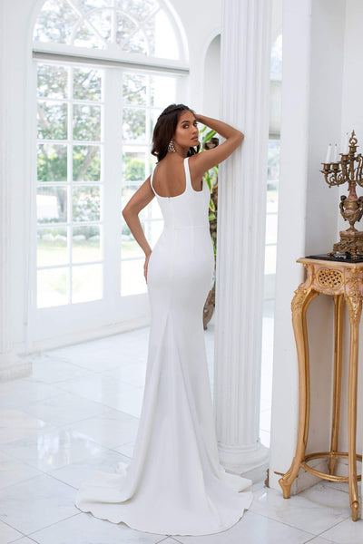Celesta - White Alamour The Label Celesta White Mermaid Gown | Afterpay | Laybuy | Klarna | Zip Pay