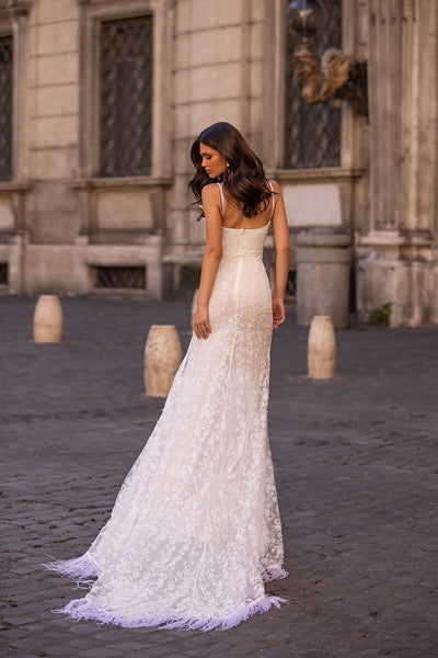 Emiliana - White Alamour The Label Emiliana White Pearl Beaded Gown | Afterpay | Klarna | Zip Pay