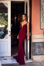Reina - Burgundy Alamour The Label Reina Burgundy Mermaid Gown | Afterpay | Zip Pay | Sezzle