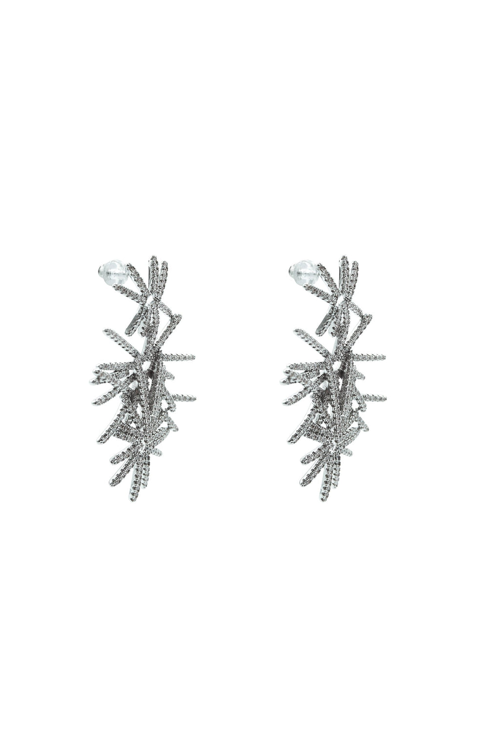 Anais Silver Statement Earrings