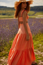 Celia Set Alamour The Label Celia Orange Two Piece Poplin Set | Afterpay | Zip Pay | Sezzle