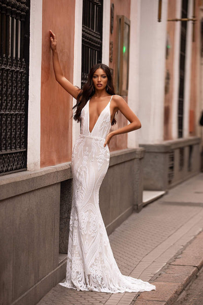 Lilana Sequin Gown - White Alamour The Label Lilana White Sequin Gown | Afterpay | Zip Pay | Sezzle | LayBuy