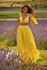 Maeve Set Alamour The Label Maeve Yellow Poplin Two Piece Set | Afterpay | Laybuy | Klarna