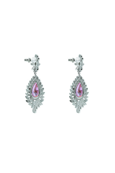 Clementine Embellished Pink Gem Earrings Alamour The Label Clementine Embellished Pink Gem Earrings | Afterpay | Klarna