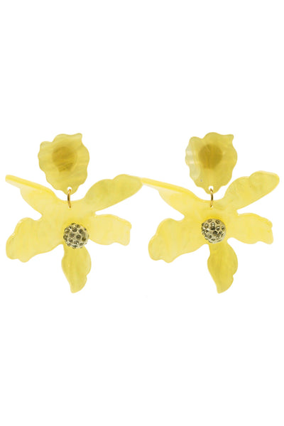 Luna Yellow Flower Earrings Alamour The Label Luna Yellow Flower Earrings | Afterpay | Klarna | Zip Pay